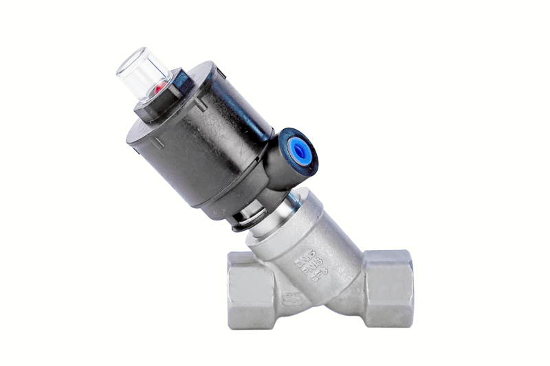 Pressure Operated Angle Seat Piston Valve