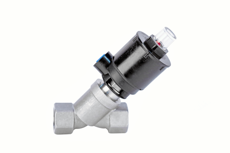 Pressure Operated Angle Seat Piston Valve